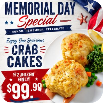 5oz Crab Cakes - 1/2 dozen